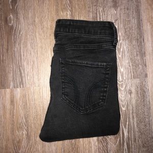 Hollister black ripped jeans